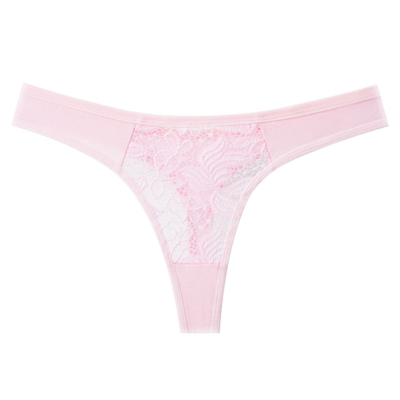 Pink Shelliy Thong - Front