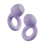 Carsine Ear Plugs ¨C Ultra-Comfy Reusable 24dB (SNR) Noise-Reducing Earplugs for Sleep, Deep Focus, Travel, Noise Sensitivity, Flexible Hearing Protection, Customizable Fit Purple