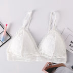 White Shelliy Bra Front — Wire-Free