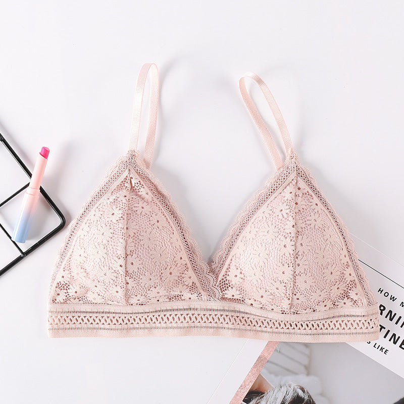 Pink Shelliy Bra Front — Wire-Free