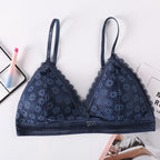 Royal Blue Shelliy Bra Front — Wire-Free