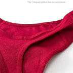 Shelliy Low-Rise Cotton T-Back Thong featuring premium soft fabric and comfortable stretch waistband — Elegant everyday essential (View 5)