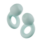 Carsine Ear Plugs ¨C Ultra-Comfy Reusable 24dB (SNR) Noise-Reducing Earplugs for Sleep, Deep Focus, Travel, Noise Sensitivity, Flexible Hearing Protection, Customizable Fit Green