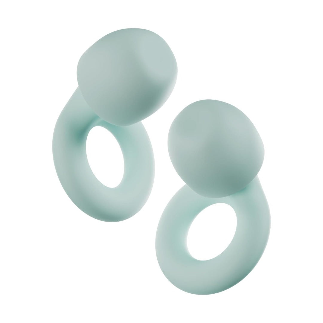 Carsine Ear Plugs ¨C Ultra-Comfy Reusable 24dB (SNR) Noise-Reducing Earplugs for Sleep, Deep Focus, Travel, Noise Sensitivity, Flexible Hearing Protection, Customizable Fit Green