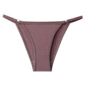 Khaki Shelliy String-Side Brief - Front