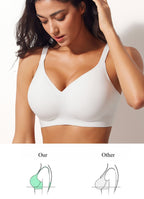 Shelliy Seamless Gel Wireless T-Shirt Bra