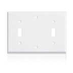 3/4 gang Wall Plate, blank toggle, Stainless Steel