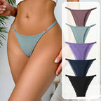 Shelliy O-Ring String-Side Cotton Brief - View 1