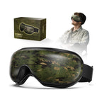 Carsine Eye Massager with Heat, FSA Eligible HSA Eye Mask for Migraine, Sleep Mask for Dry Eyes Relax, Reduce Eyeris Strain Camouflage