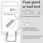 Digital Multimeter Fuse DMM-11AR 11A 1000V Fast Acting