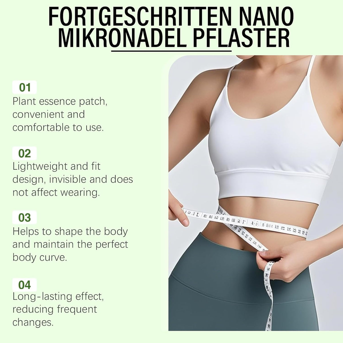 Moringa Berberine Patches Advanced Moringa 10-IN-1 Nano Microdarts Patch Natural Patches for Women Men Gentle Formula for All Skin-Types