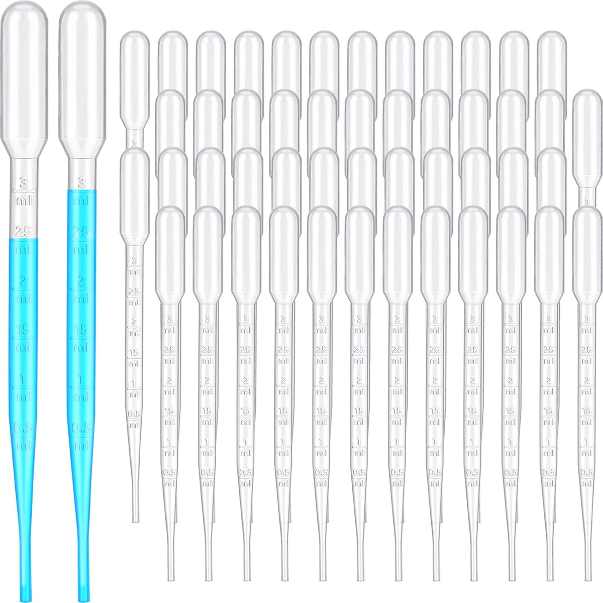 Plastic Transfer Pipettes, Graduated Disposable