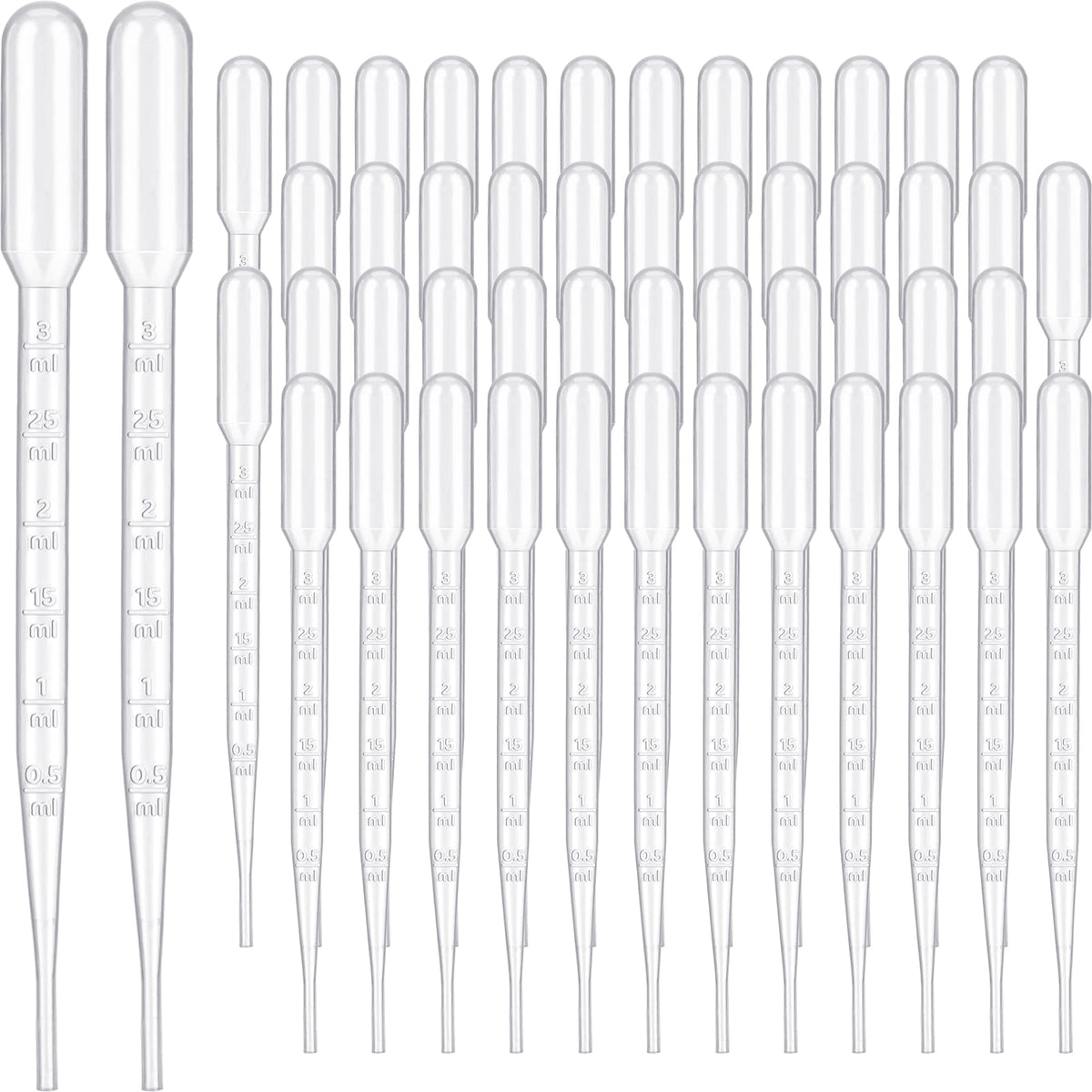 Plastic Transfer Pipettes, Graduated Disposable