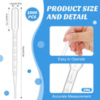 Plastic Transfer Pipettes, Graduated Disposable