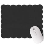Cute Scalloped Mouse Pad Non-Slip Mousepad 9.8x7.9in