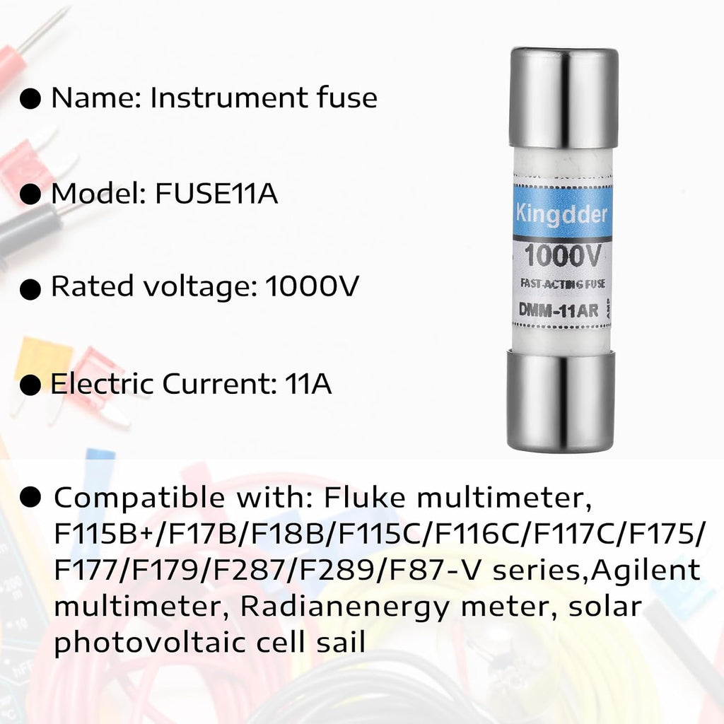 Digital Multimeter Fuse DMM-11AR 11A 1000V Fast Acting