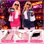 2-Person Agent Halloween Costume Set, 10 Pcs Multicolor