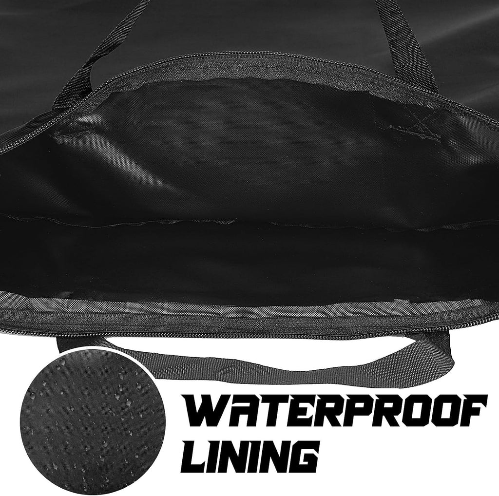 2 Pack Travel Laundry Bag 18" x 23" Wet Bag for Dirty Clothes Swim