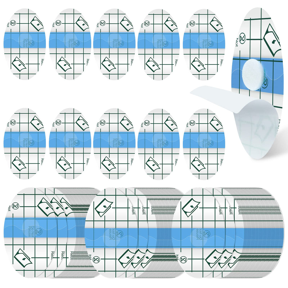 120 Pcs Disposable Baby Ear Covers for Shower Swimming
