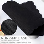 Cute Scalloped Mouse Pad Non-Slip Mousepad 9.8x7.9in