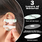 120 Pcs Disposable Baby Ear Covers for Shower Swimming