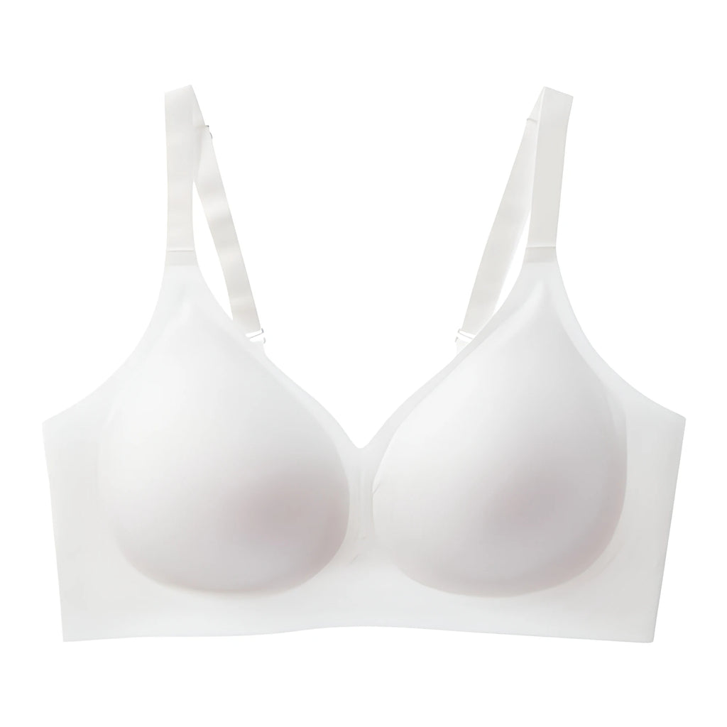 Shelliy Jelly Bra White - Pure Seamless Wireless Lift