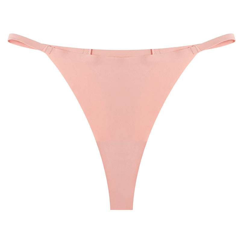 Shelliy Seamless Ice-Silk Thong