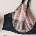 Shelliy Coquette Lace Sheer Balconette 2-Piece Lingerie Set