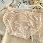 Pink Shelliy Brief Front — Cotton-Gusset