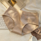 Coffee Shelliy Brief Front — Cotton-Gusset
