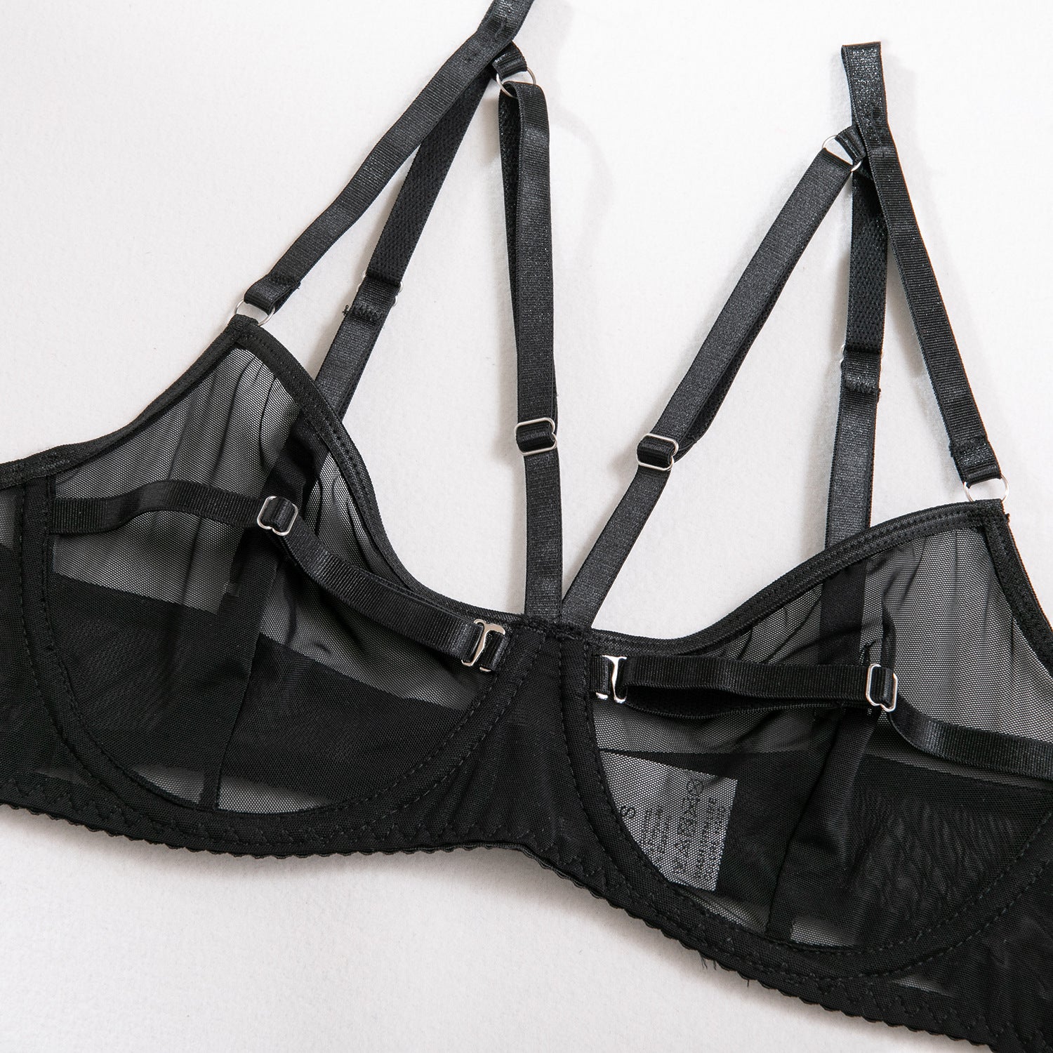 Shelliy Dark Romance Sheer Cutout Harness Set