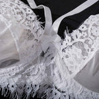 Shelliy French Sheer Lash-Lace 4-Piece Set