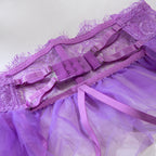 Shelliy Dark Romance Tulle Tutu Sheer 4-Piece Set