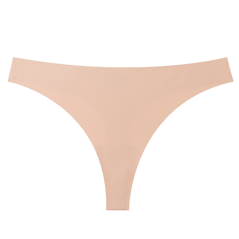 Shelliy Minimalist Ice-Silk T-Back Thong