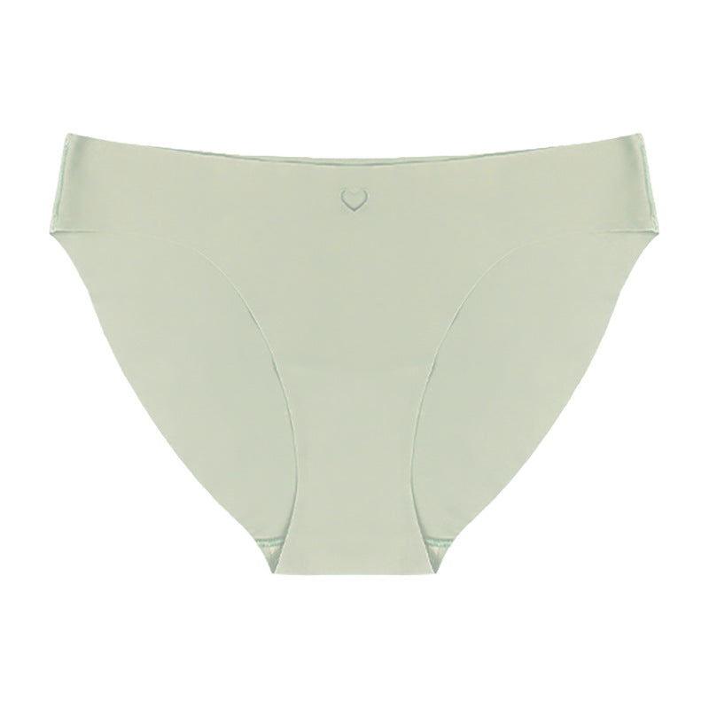 Shelliy Minimalist Low-Rise Ice-Silk Brief