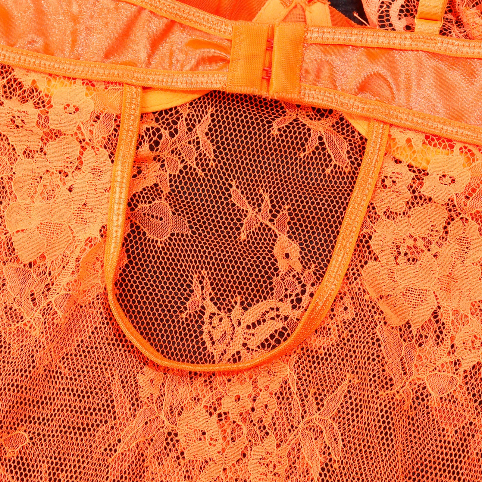 Shelliy Dark Romance Sheer Lash-Lace Underwired Bodysuit