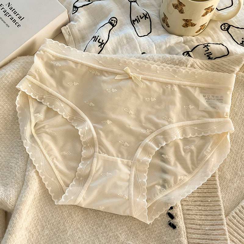 Apricot Shelliy Brief Front — Cotton-Gusset