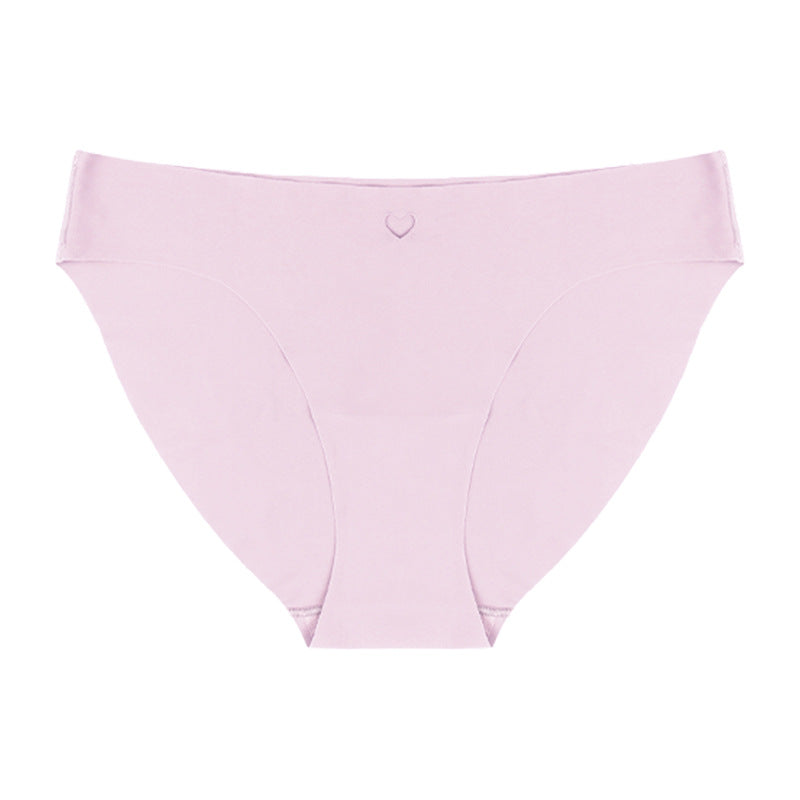 Shelliy Minimalist Low-Rise Ice-Silk Brief
