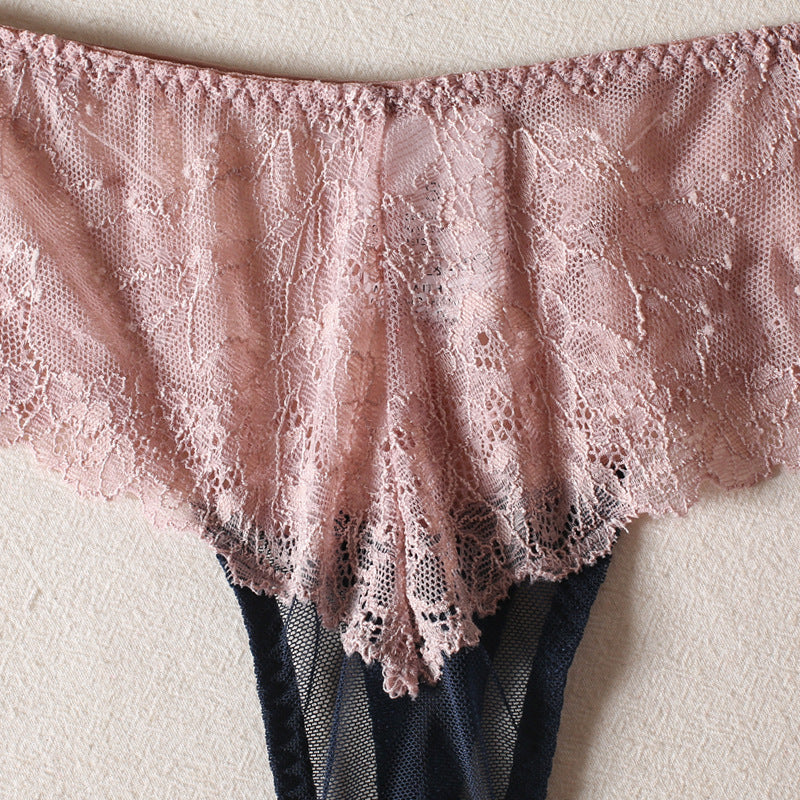 Shelliy Coquette Lace Sheer Balconette 2-Piece Lingerie Set