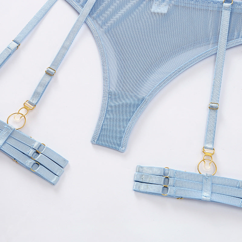 Shelliy Minimalist Wired Mesh 4-Piece Set