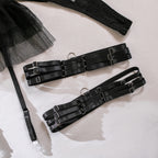 Shelliy Dark Romance Tulle Tutu Sheer 4-Piece Set