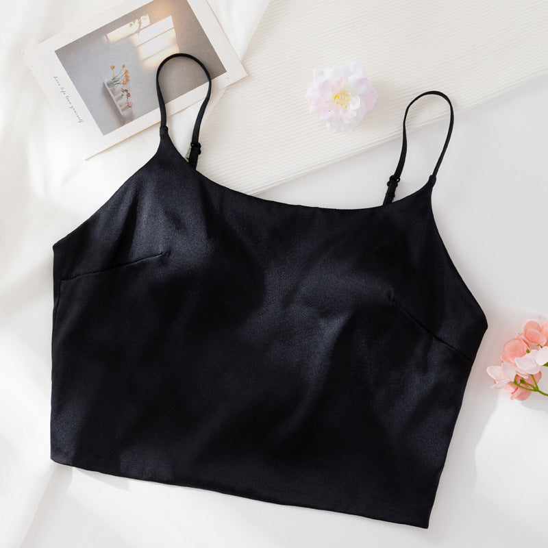 Black Shelliy Bra Front — Wire-Free