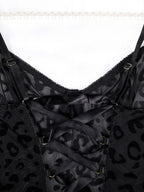 Shelliy Midnight Luxe Sheer Mesh Bodysuit