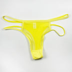Gold Shelliy Sheer Mesh Bikini Brief