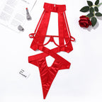 Shelliy Midnight Luxe Crisscross Cage Bodysuit