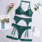 Emerald Minimalist Wired Mesh 4-Piece Set — Shelliy Official