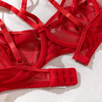 Shelliy Dark Romance Sheer Cutout Harness Set