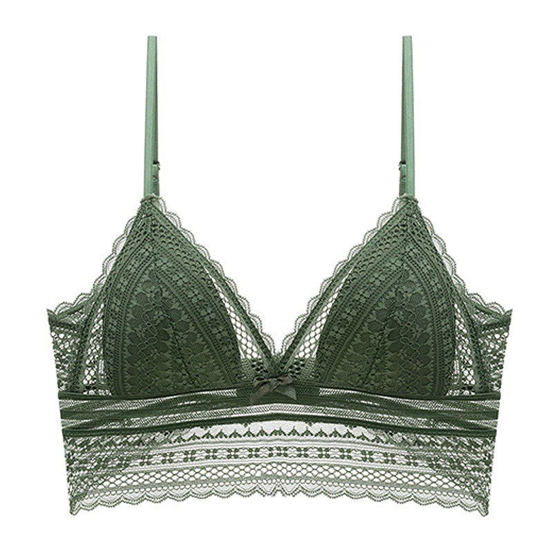 Green Shelliy Bra Front — Wire-Free