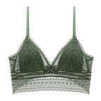 Green Shelliy Bra Front — Wire-Free