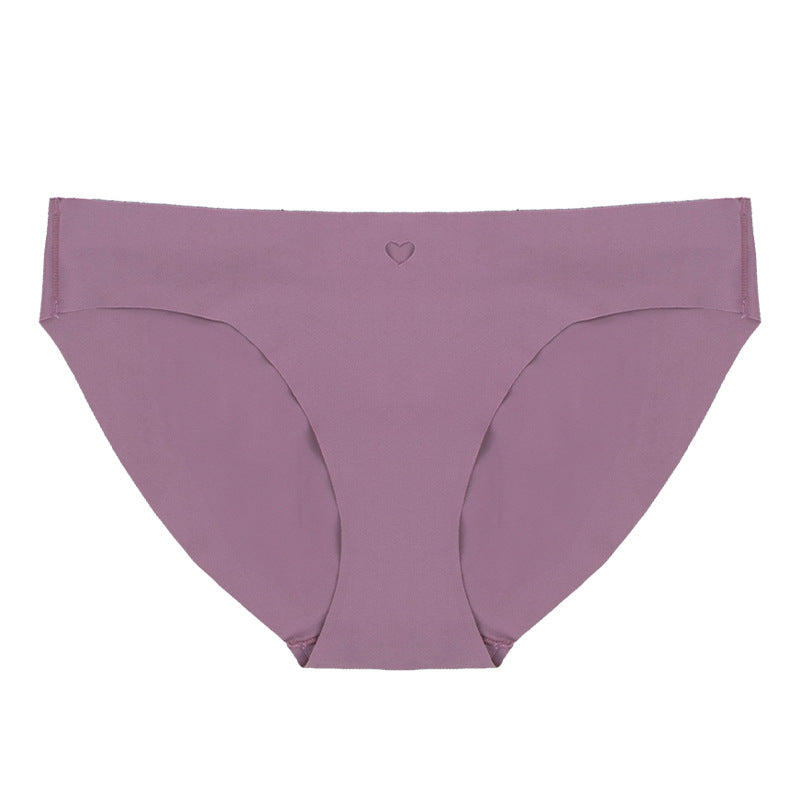 Shelliy Minimalist Low-Rise Ice-Silk Brief